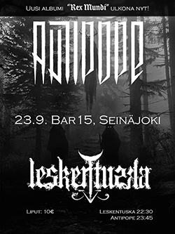 Seinäjoki Bar15 event poster.
